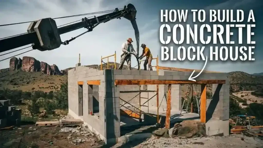 How to Build Concrete Block House