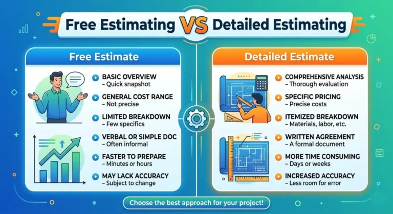 What's the Difference Between a Free Estimate and a Detailed Estimate